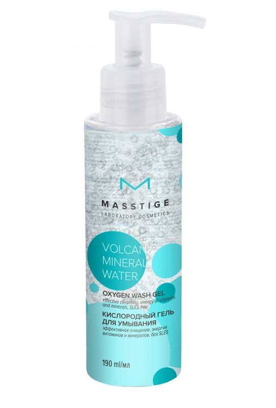 MASSTIGE Volcanic Mineral Water Oxygen Cleansing Gel 190ml